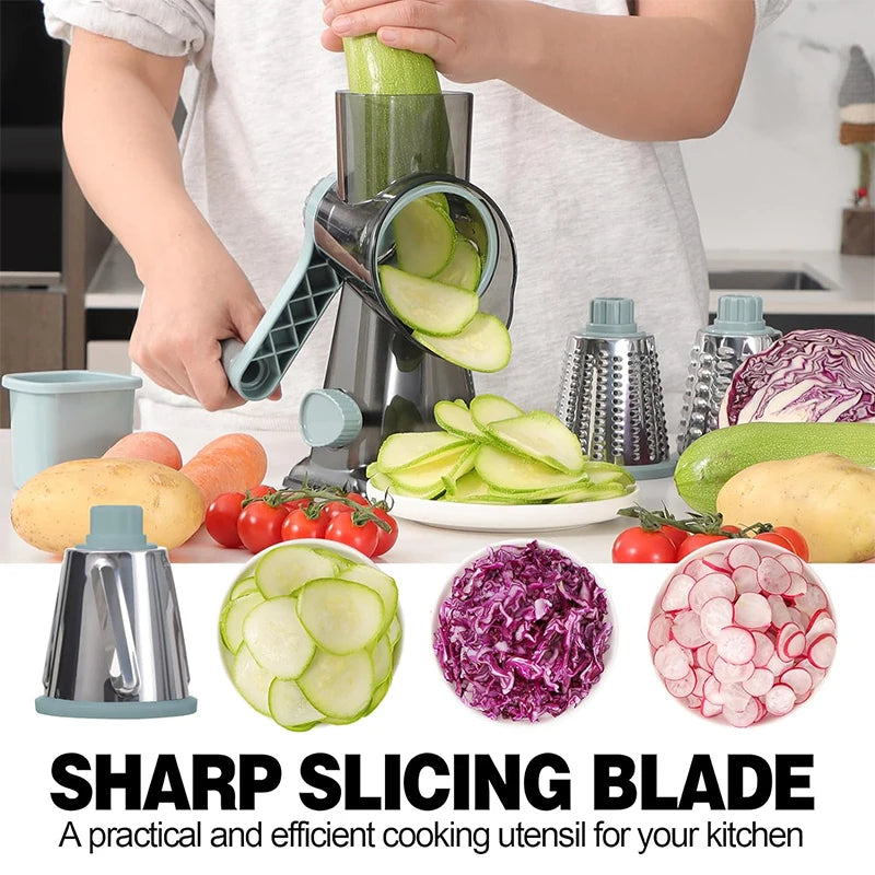 Rotary Grater Slicer Grinder Shredder