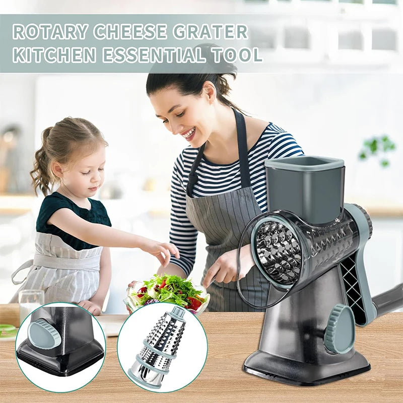 Rotary Grater Slicer Grinder Shredder