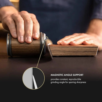 Magnetic Knife Sharpener Kit with Angle Rollers